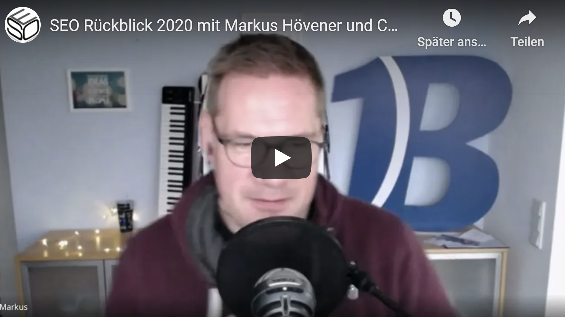 SEO-Rückblick 2020 mit Markus Hövener