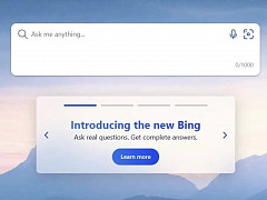 Bing mit Chat: Startseite