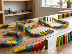 GEO: Korrelation und Kausalität - Dominosteine