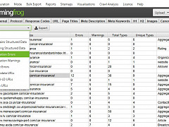 Screaming Frog testet strukturierte Daten