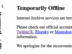 Internet Archive offline