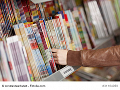 Zeitschriftenregal