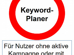 Keyword-Planer gesperrt