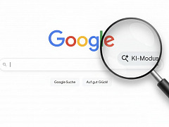 Google KI Modus Lupe