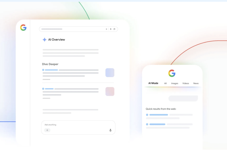 Google AI Mode Introbild