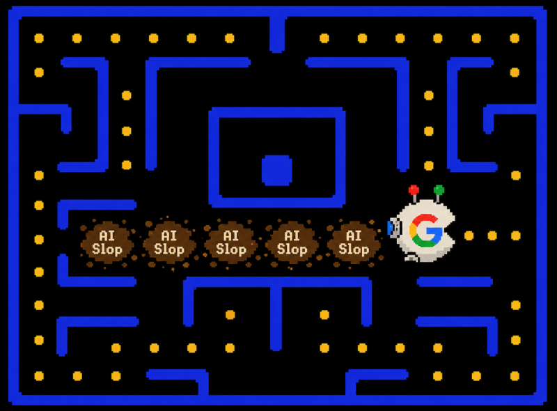 Googlebot frisst Inhalte und scheidet AI Slop aus