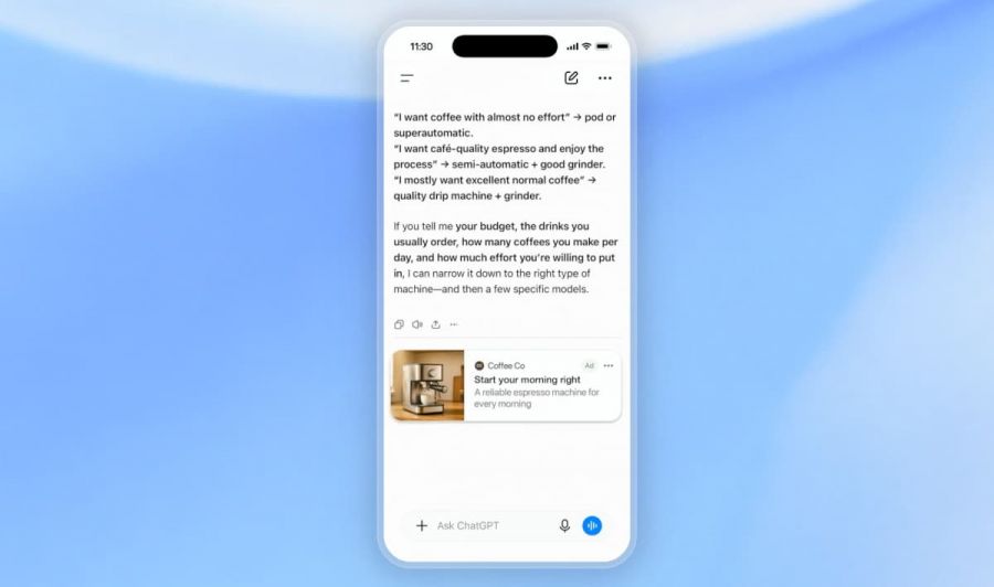 ChatGPT Ads