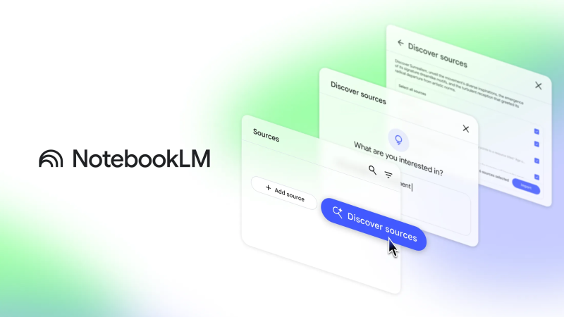 NotebookLM Discover Sources
