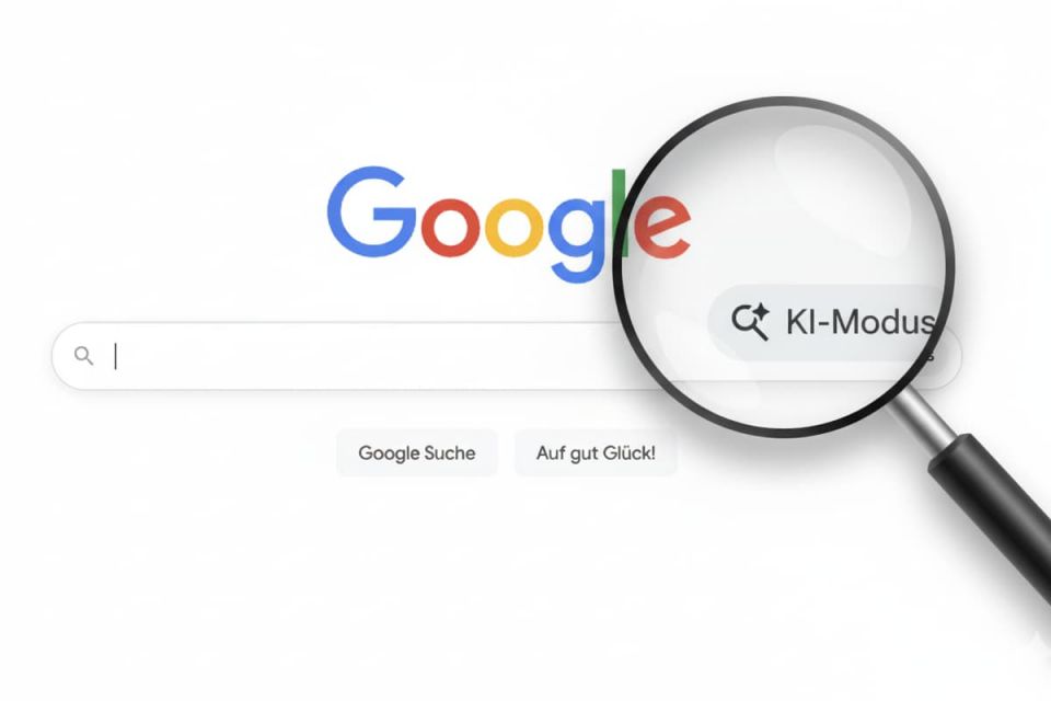 Google KI-Modus mit Lupe