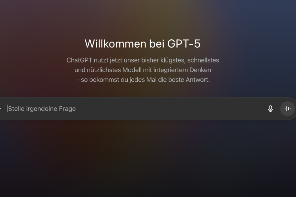 ChatGPT mit GPT 5