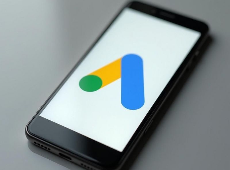 Google Ads Logo auf Smartphone