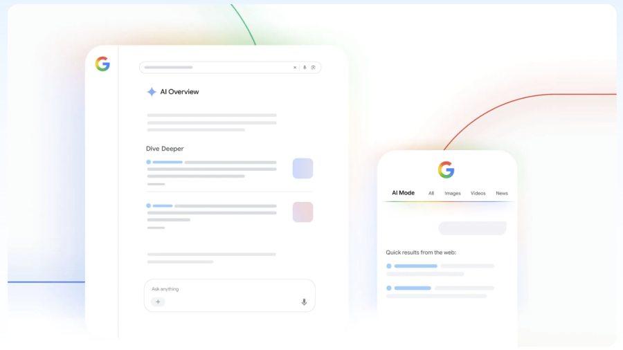 Google AI Mode Introbild