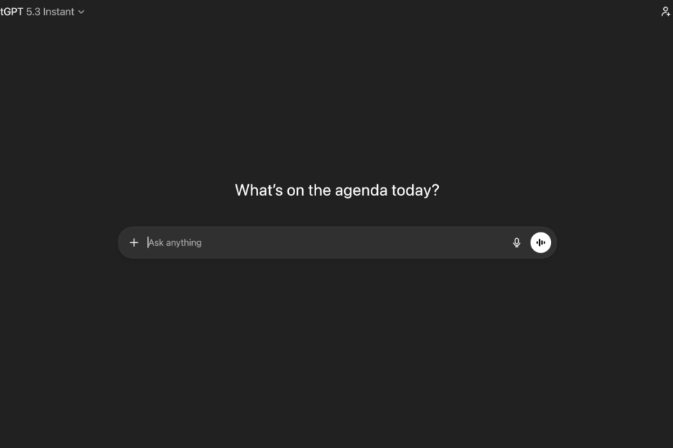 ChatGPT Startseite