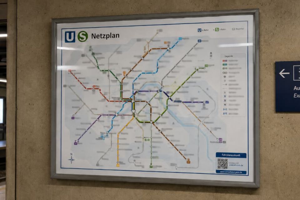 Navigation: U-Bahn-Netzplan
