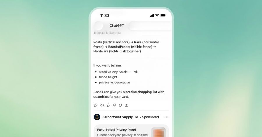 ChatGPT Ads
