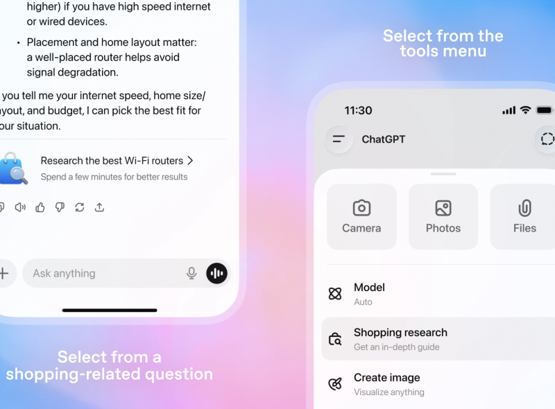 ChatGPT Shopping Research