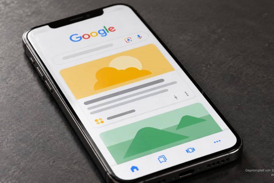 Google Discover auf Smartophone