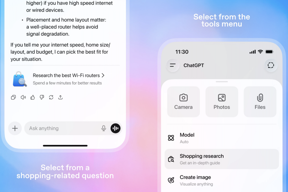 ChatGPT Shopping Research
