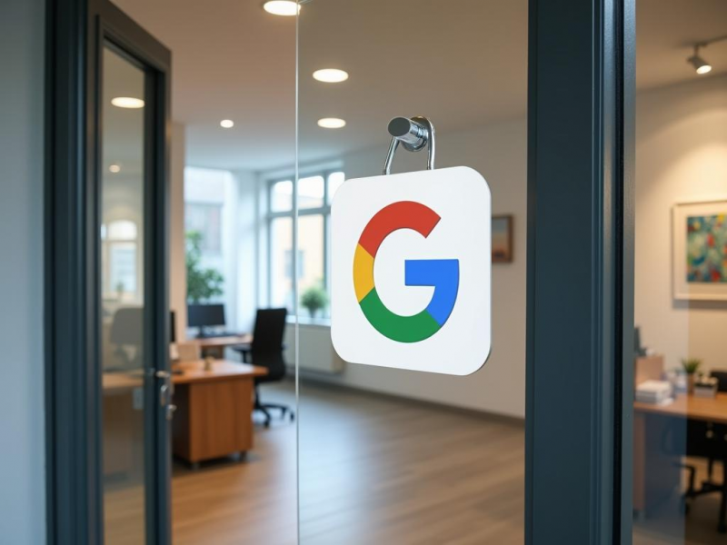 Google Büroschild