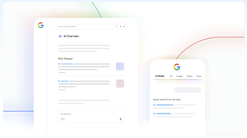 Google AI Mode Introbild
