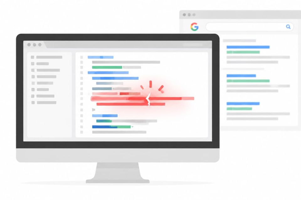 Sicherheitslücke und Google Suche