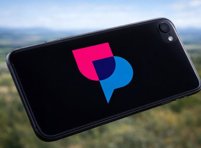 UpScrolled auf dem Smartphone